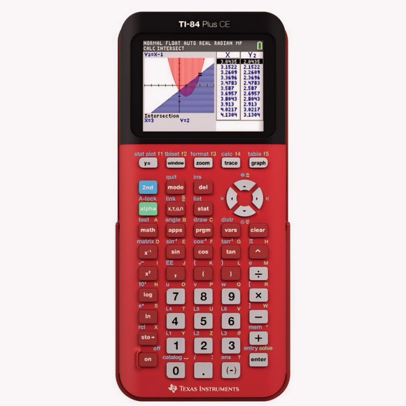 Texas Instruments TI-84 Plus CE Color Graphing Calculator Radical Red (NEW)